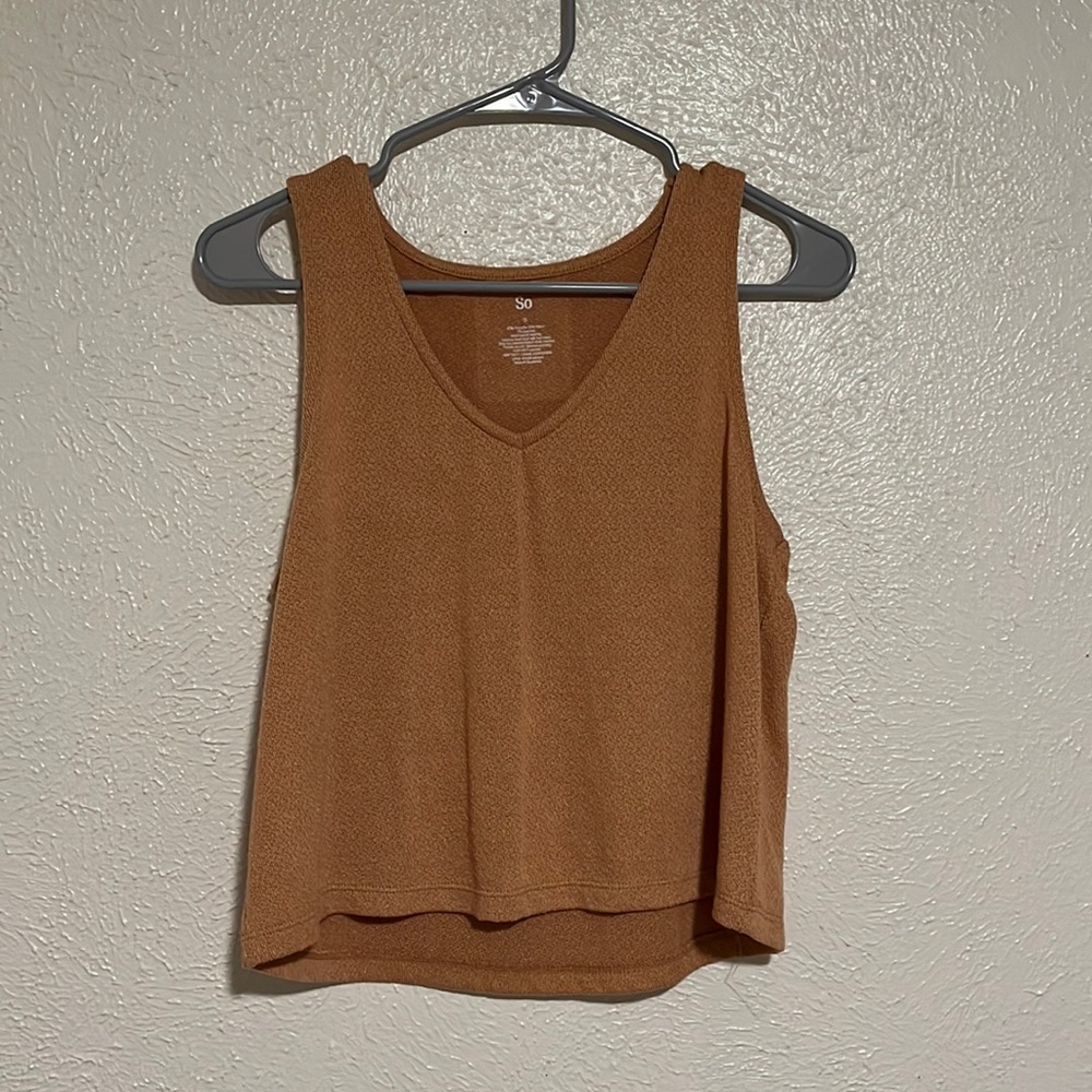 Cute, flowy orange tank top